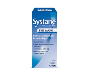 Systane Eye Wash bottle and box