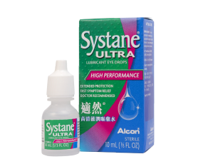 Systane® Ultra High Performance Lubricant Eye Drops vial carton and product box