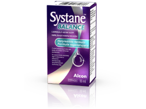 Systane® Balance lubrikáló szemcsepp termékdoboza
