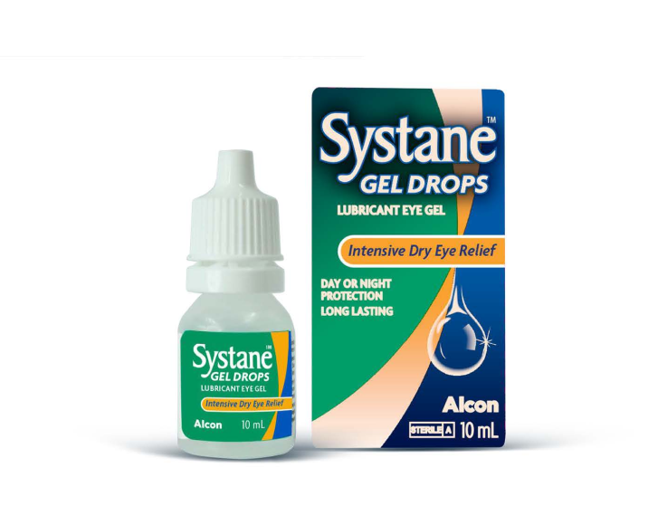 Systane® Gel Drops vial carton and product box