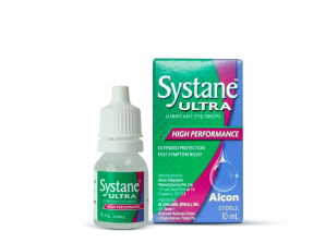 Systane® Ultra Eye Drops vial carton and product box