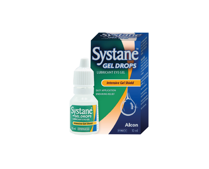 Systane® Gel Drops vial carton and product box