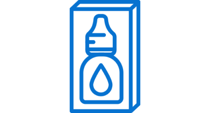 Eye Drop Bottle in Box Icon