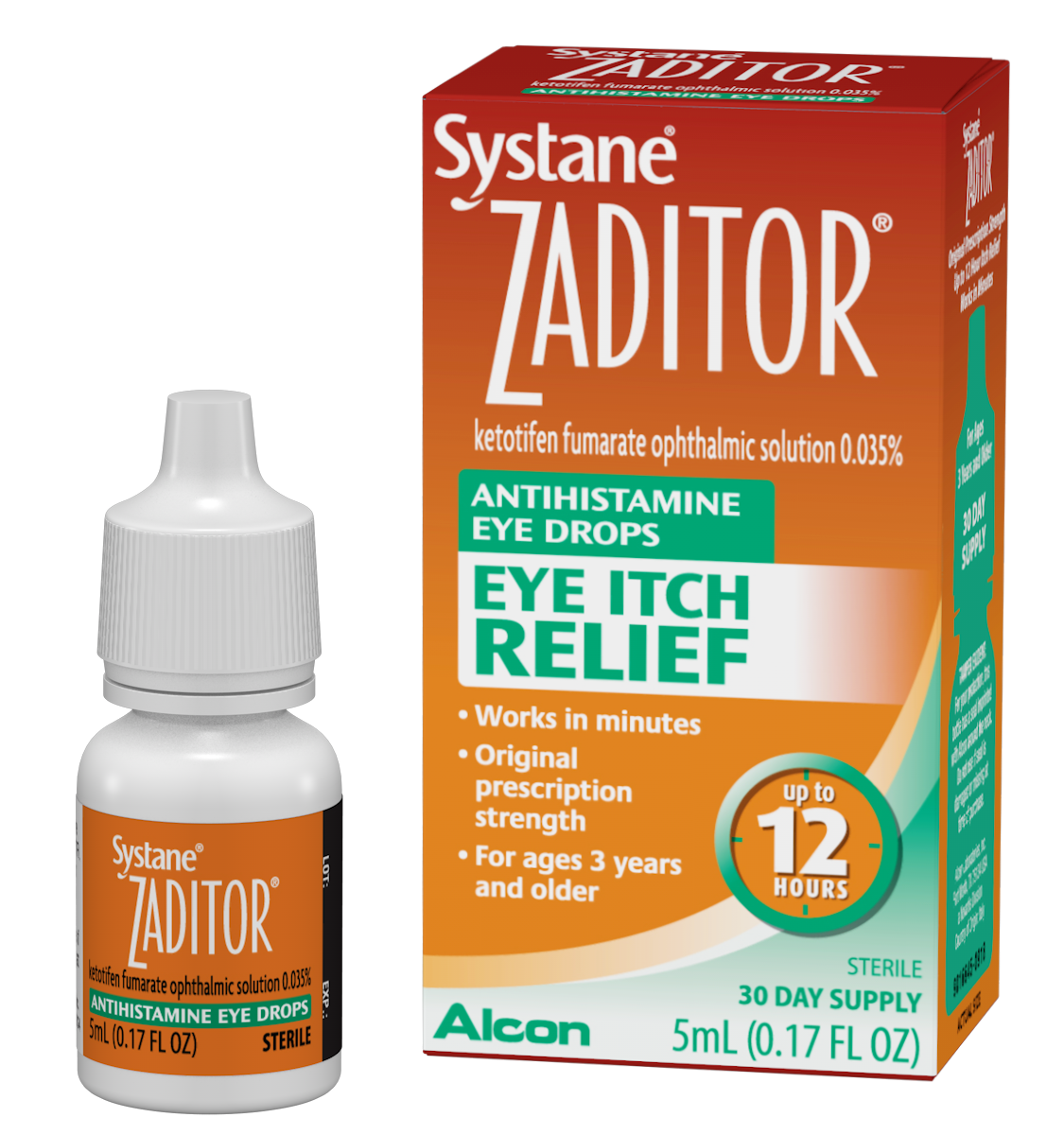 SYSTANE® ZADITOR® Antihistamine Eye Drops