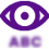 Icon showing blurry vision