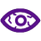 Icon showing eye blinking