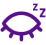 Icon showing eye dryness