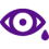 Икона која прикажува насолзување на окото