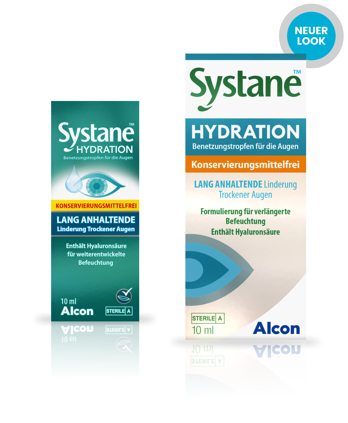 Systane® HYDRATION ohne Konservierungsmittel Produktabbbildung mit Flasche