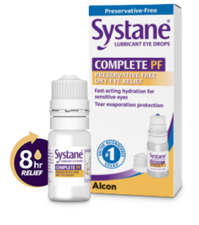 Mult-Symptom Dry Eye Relief with Systane Complete PF