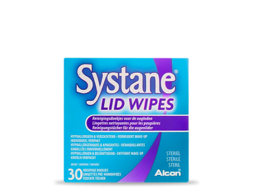 Boîte de lingettes stériles et hypoallergéniques Systane™ Lid Wipes