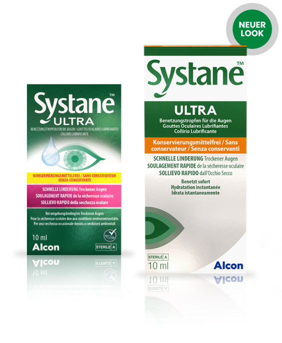 Systane® ULTRA ohne Konservierungsmittel Produktabbbildung mit Flasche
