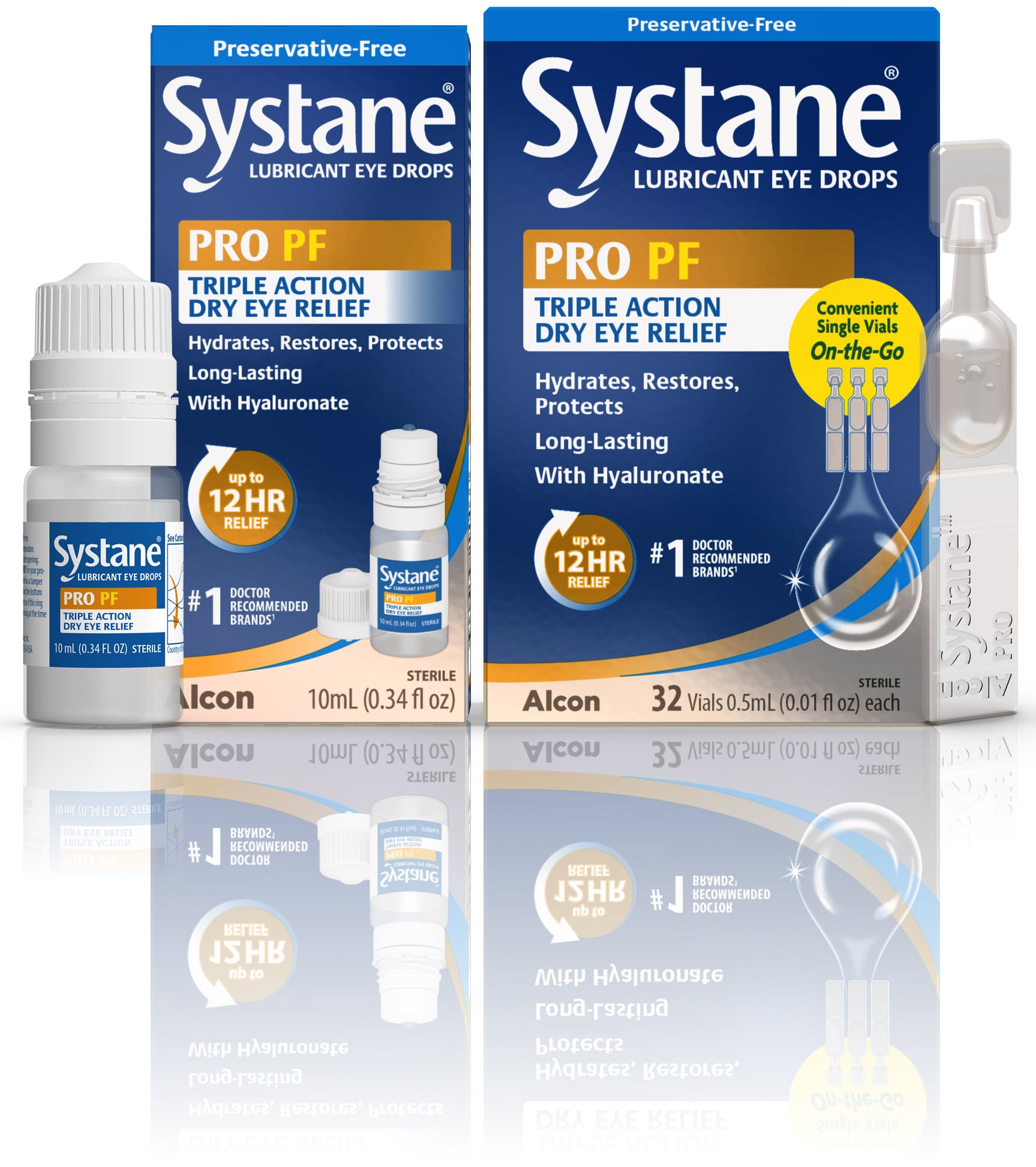 Systane Pro Preservative Free product box by Alcon