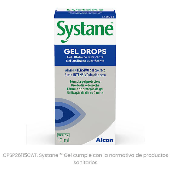 Caja de producto de Systane® Gel Drops