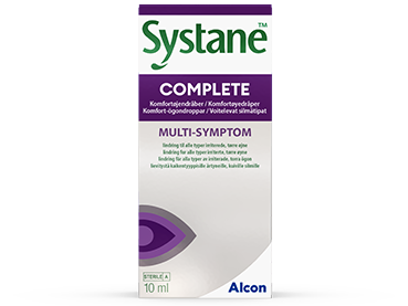 Systane® Complete ögondroppar, produktförpackning