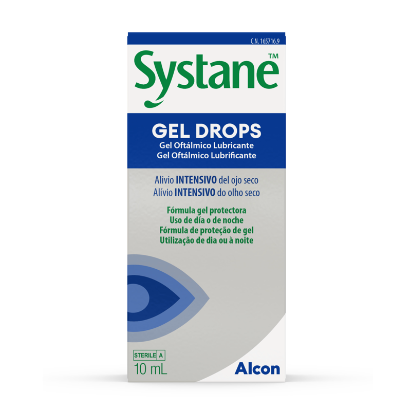 Caixa de produtos de Systane™ Gel Drops