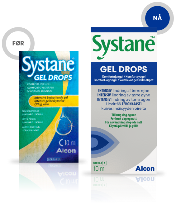 Systane Gel Drops-øyegel produkteske