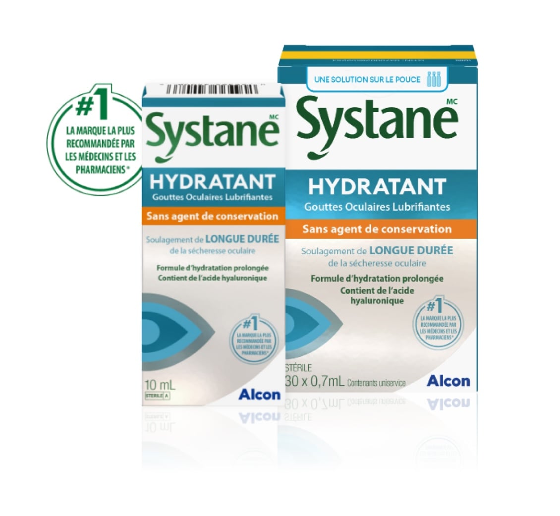 Boîte SYSTANE🅫 Hydration sans agent de conservation