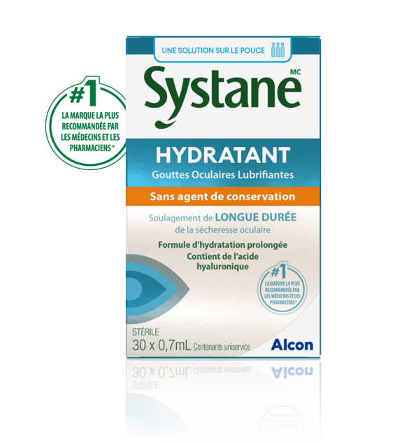 Boîte SYSTANE🅫 Hydration sans agent de conservation