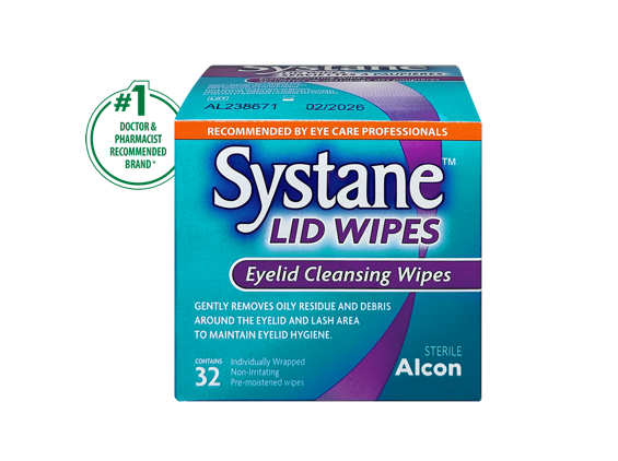 Systane Lid Wipes Box