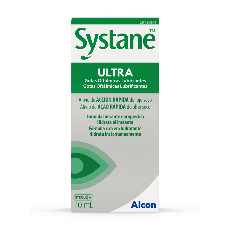 Caixa do produto de Gotas Oftálmicas Lubrificantes Systane™ Ultra