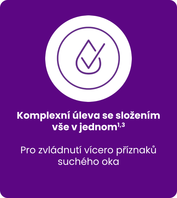 drop icon on purple backround and text