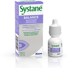 Alconi Systane Balance silmatilkade tootepakend