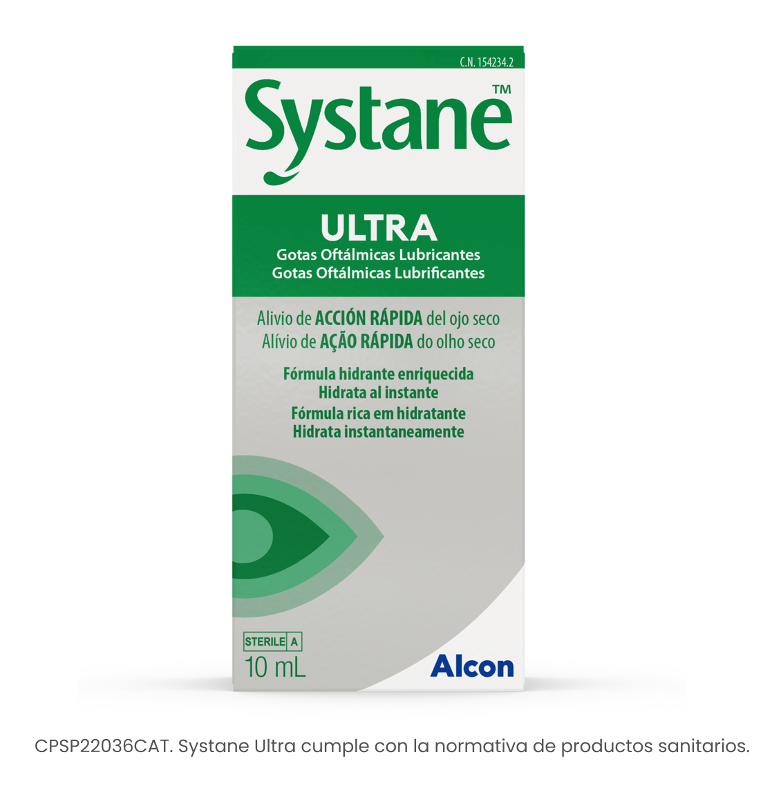 Gotas lubricantes Systane® Ultra caja de producto
